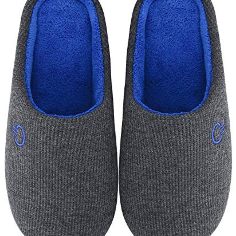 Mishansha Gray and Blue Women's Slippers